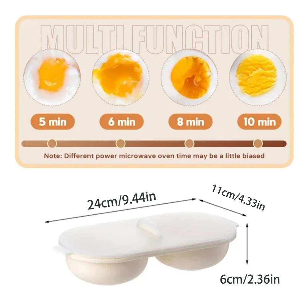 1pc Microwave Eggs Poacher,Dou - огляд і ціна Tablet Accessories Kit