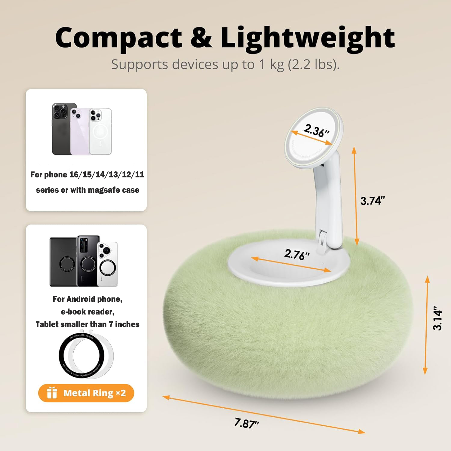 2025 Magnetic Pillow Stand For - огляд і ціна Cheap Tablet Accessories