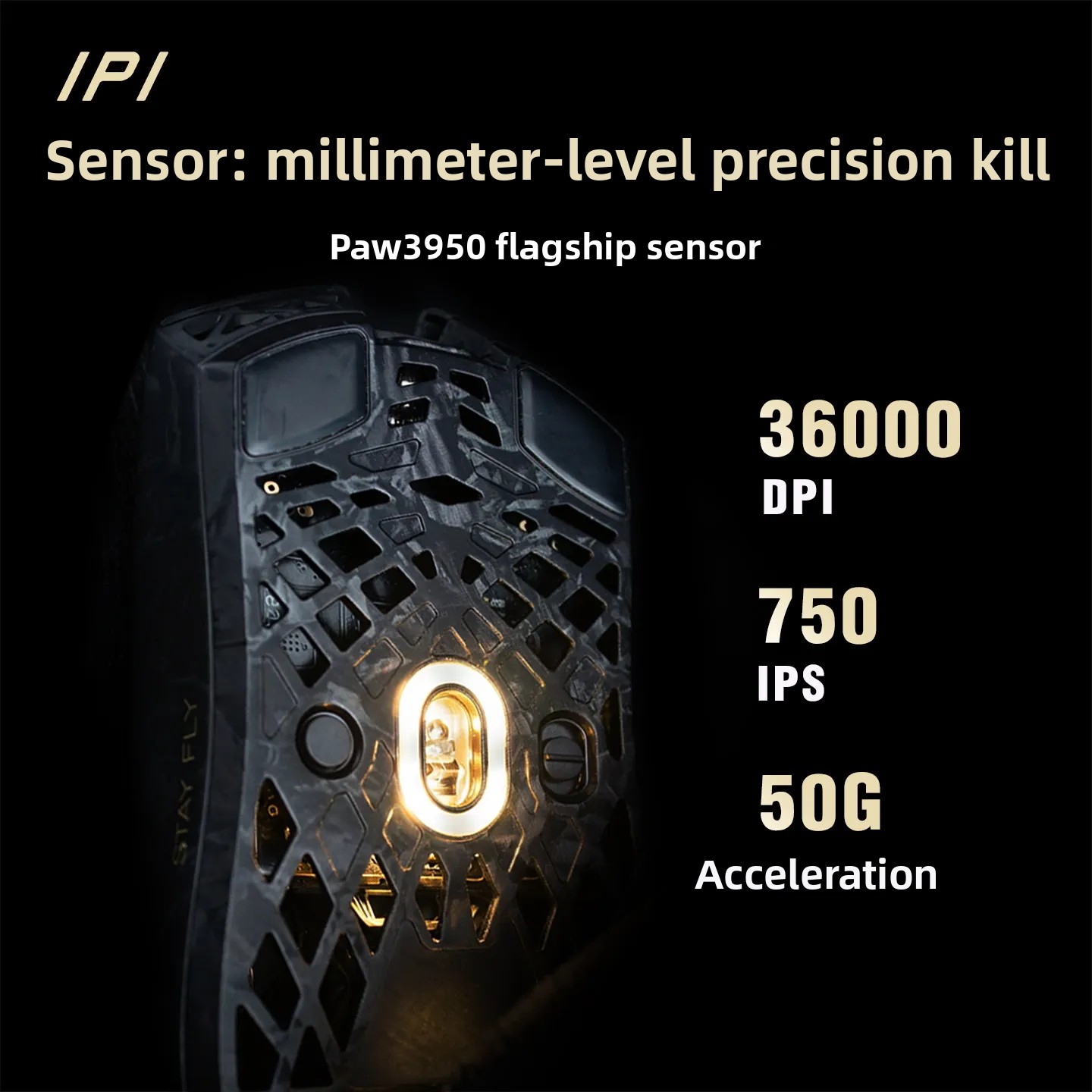 IPI STAY FLY Dual 8K PAW3950 M - огляд і ціна Tablet Gaming Accessories