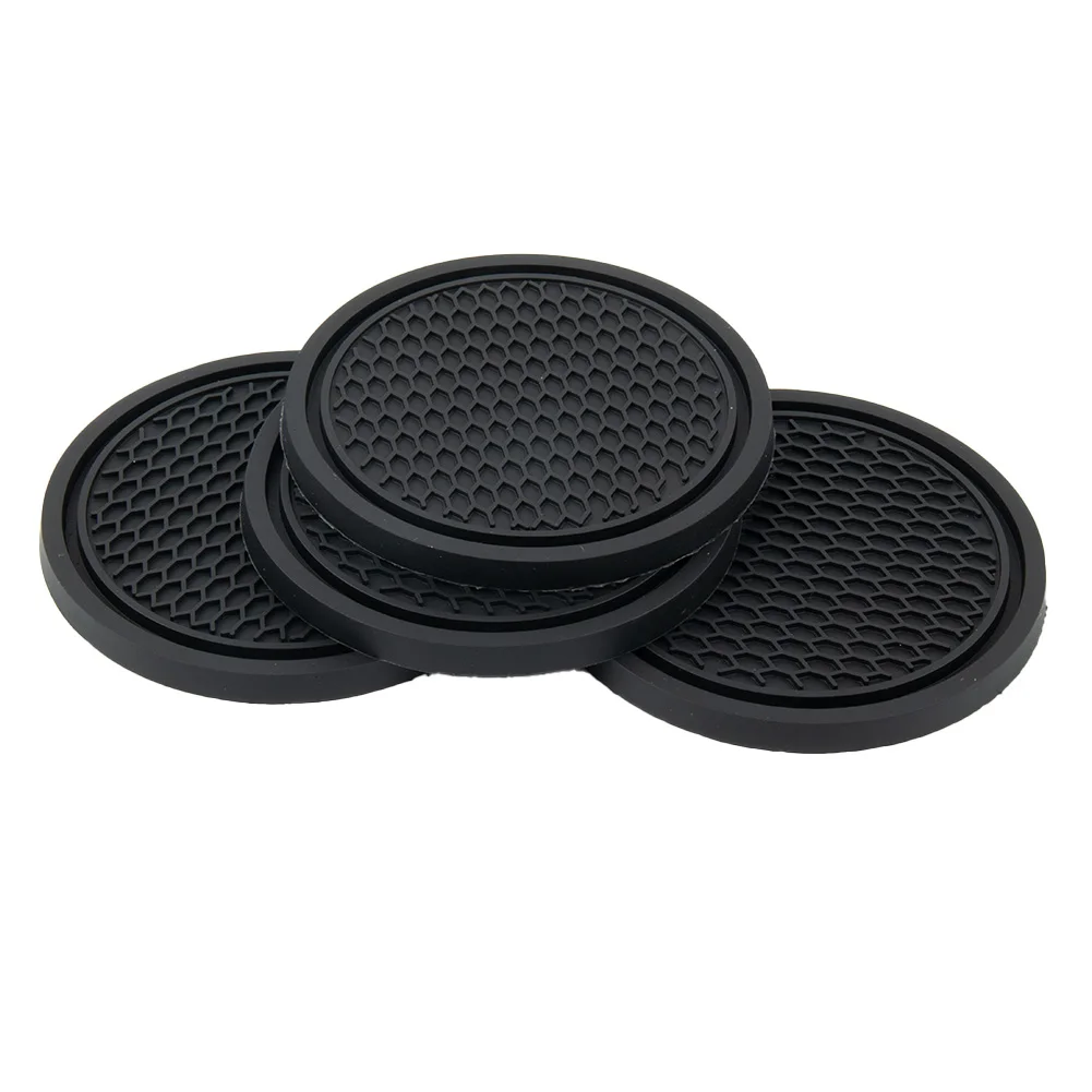 4pcs Car Coaster Non-Slip Sili - огляд і ціна Tablet Car Accessories