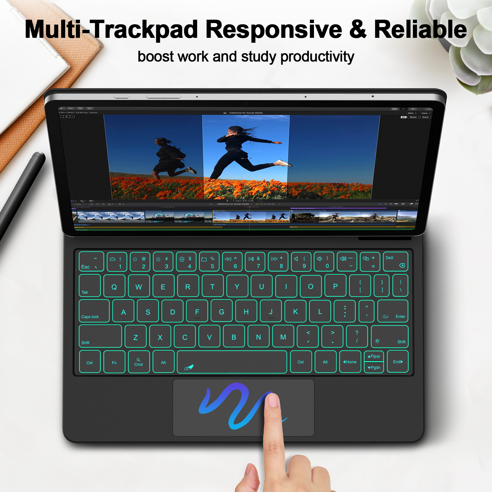 Magic Keyboard For Samsung Gal - огляд і ціна Cheap Tablet Accessories