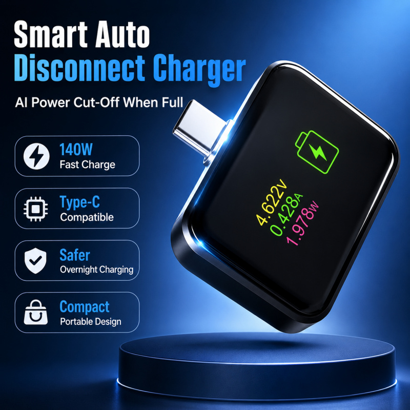 140W USB C Auto Power Cutoff A - огляд і ціна Tablet Car Accessories