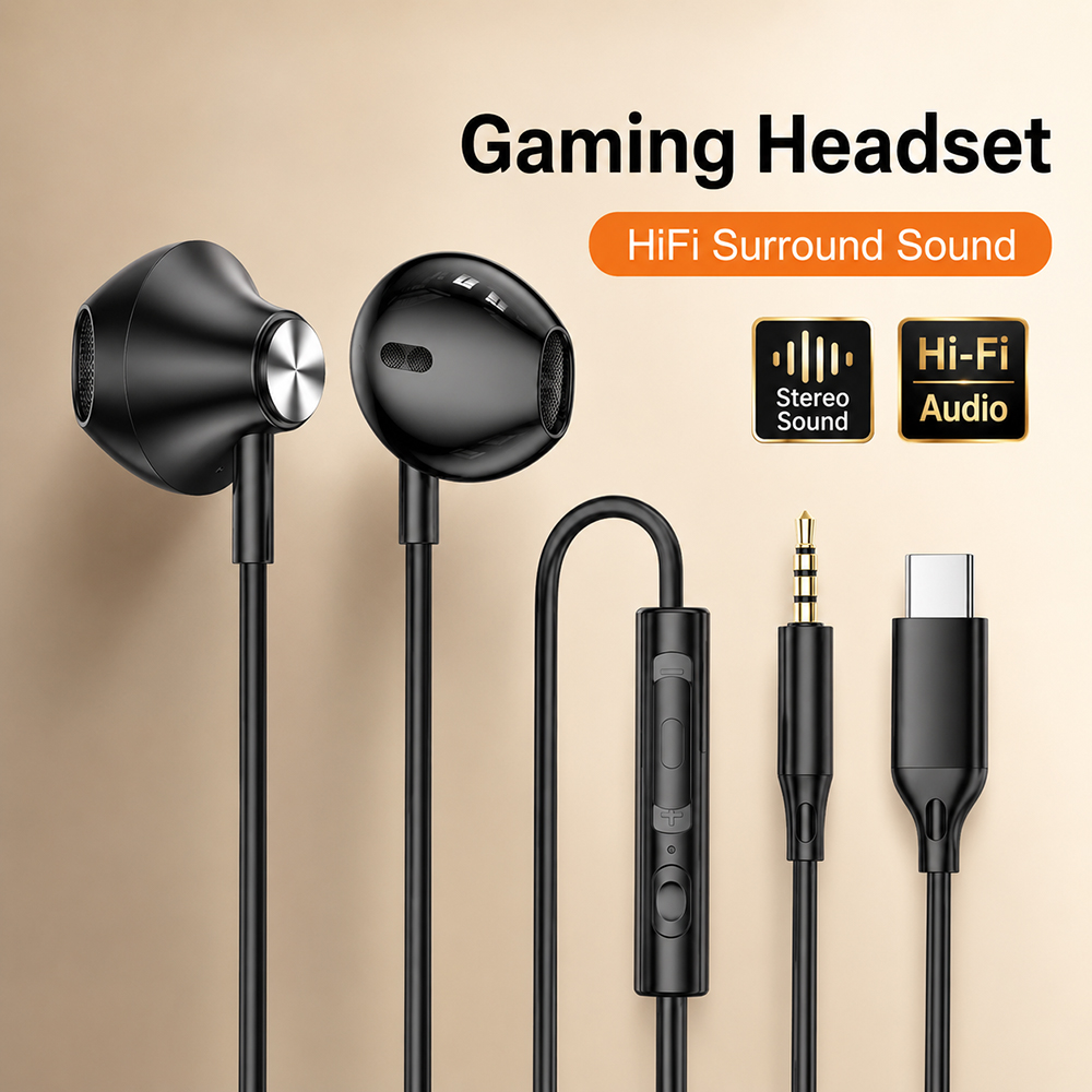 HiFi Surround Headphones Bass  - огляд і ціна Tablet Gaming Accessories