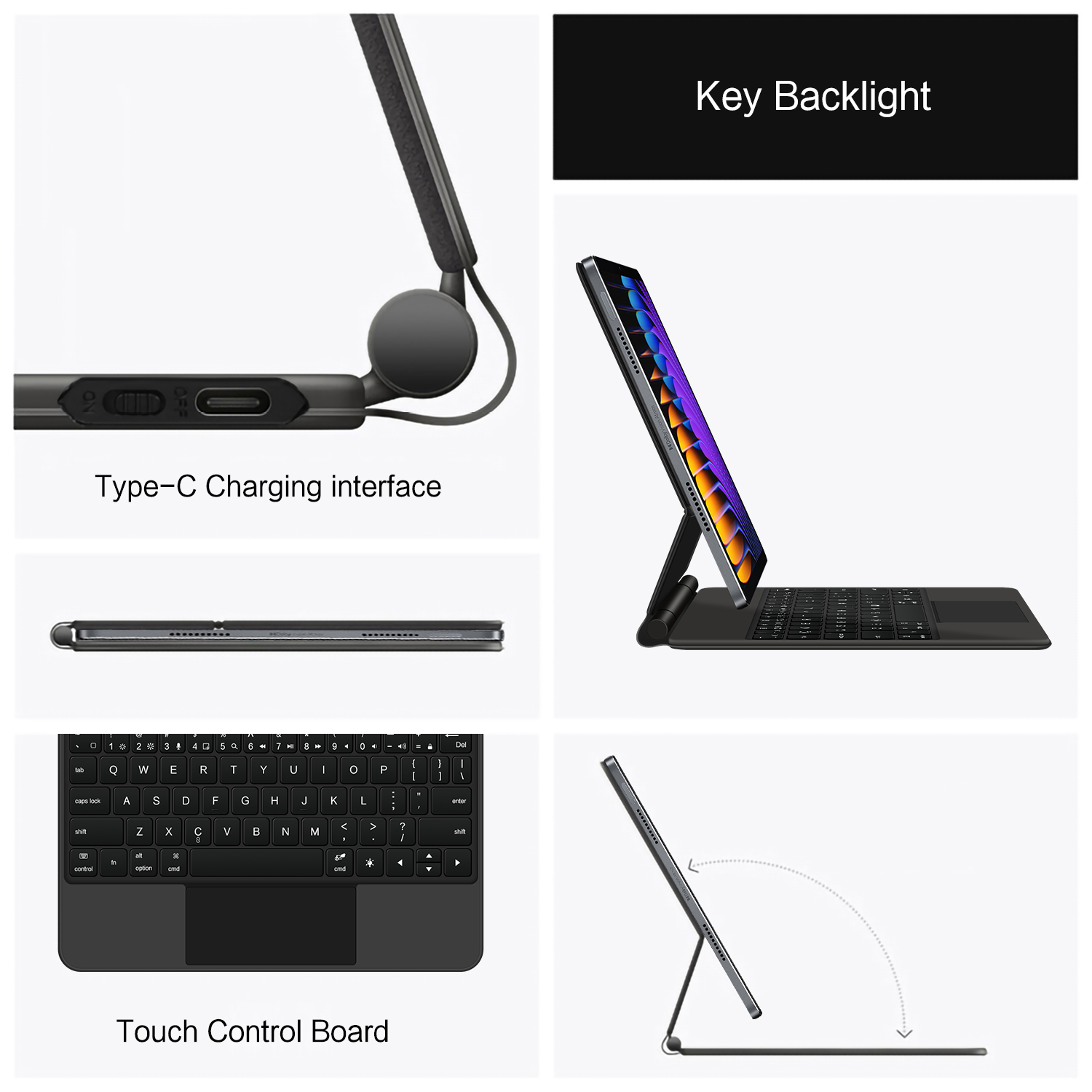 Magic Keyboard For Xiaomi Pad  - огляд і ціна Magnetic Case Smart
