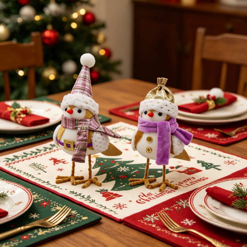 Christmas Felt Bird Figurines  - огляд і ціна Tablet Accessories Kit