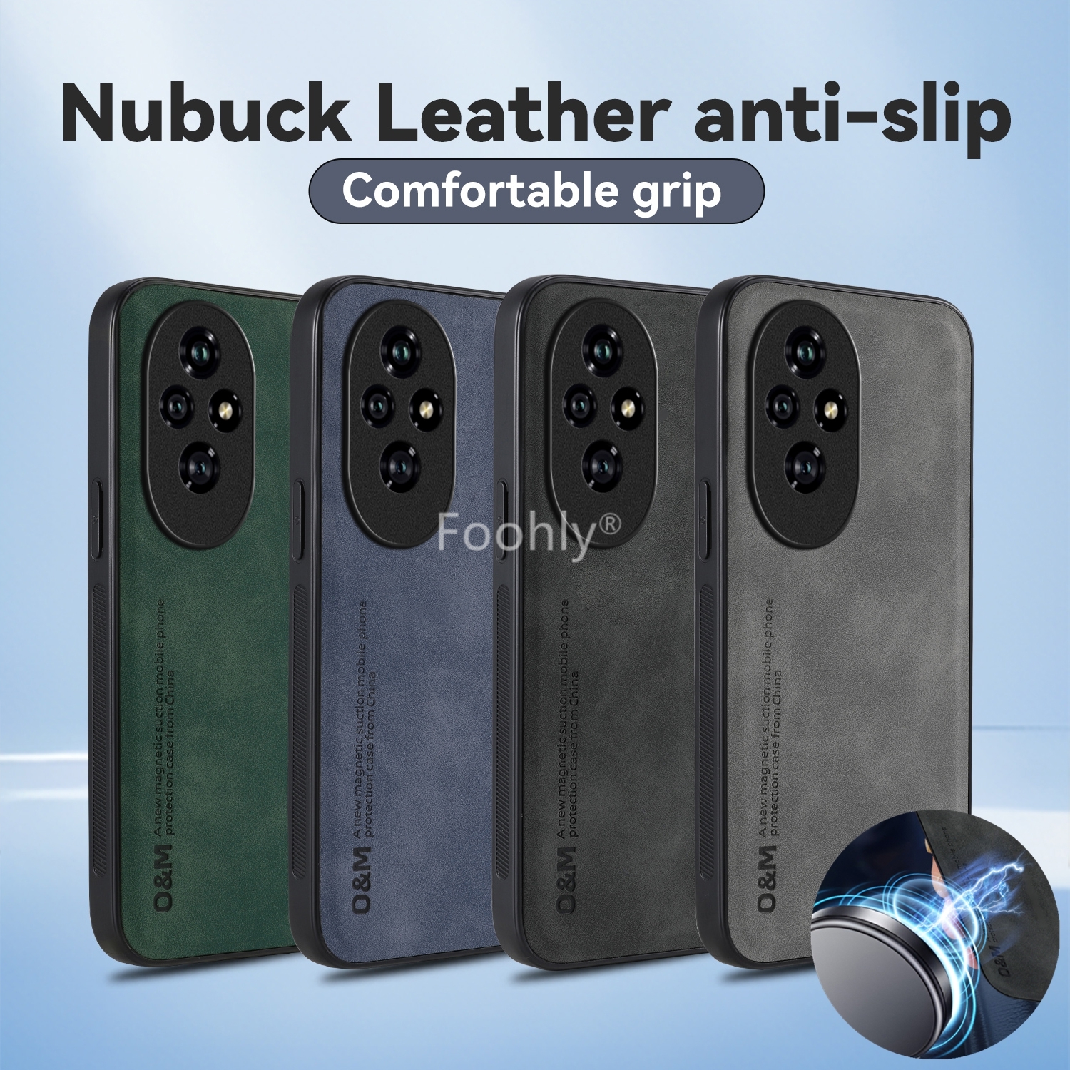 Nubuck Leather Shockproof Magn - огляд і ціна Magnetic Case Smart