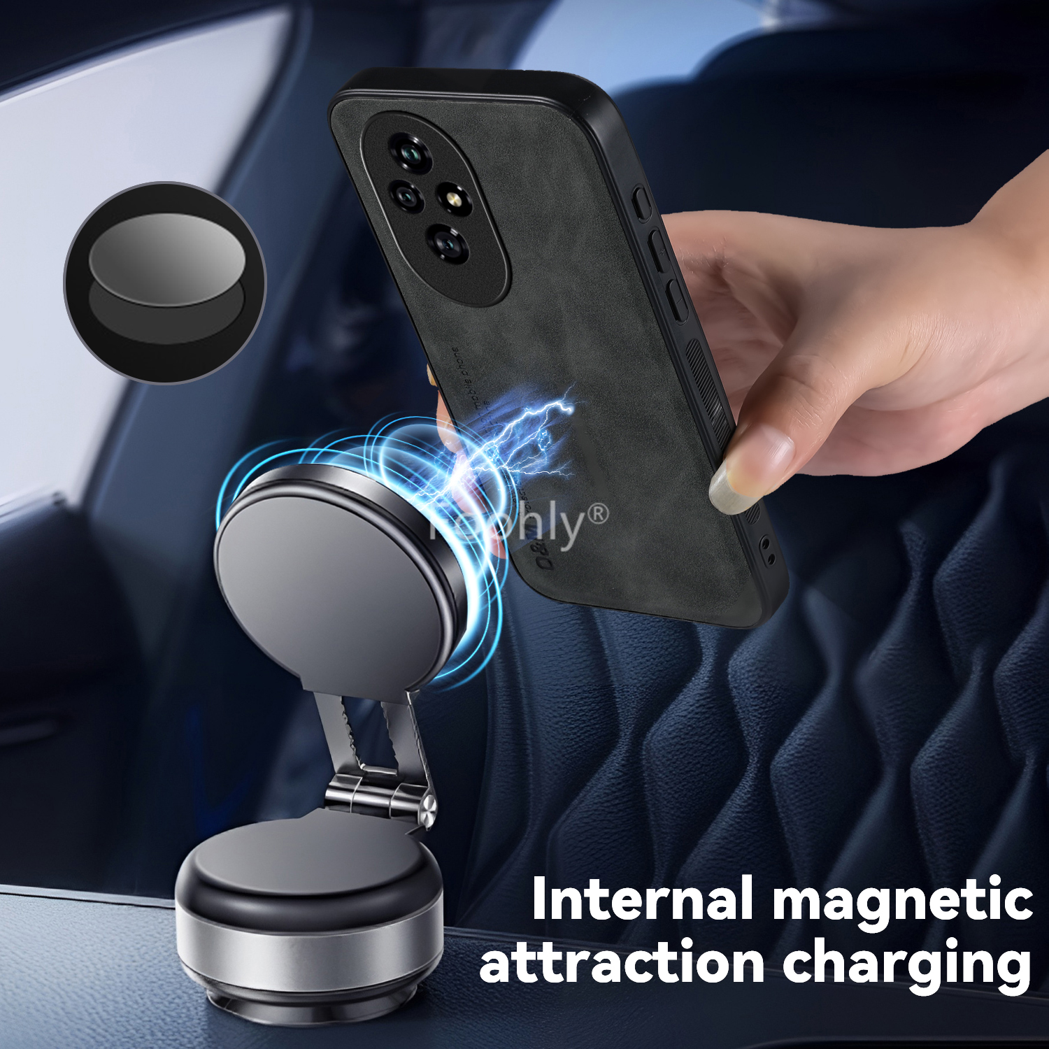 Nubuck Leather Shockproof Magn - огляд і ціна Magnetic Case Smart