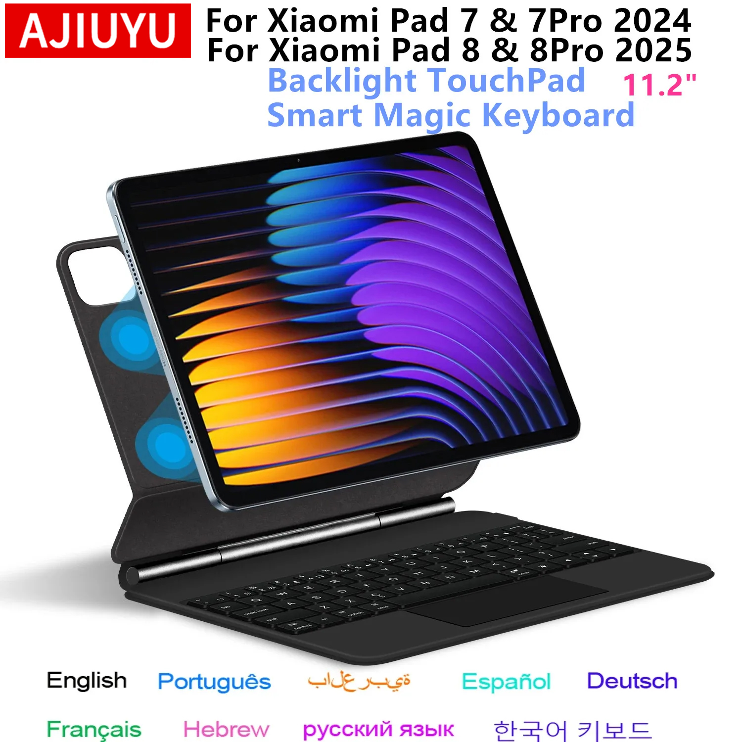 Magic Keyboard Folio For Xiaom - огляд і ціна Boox Tablet Accessories