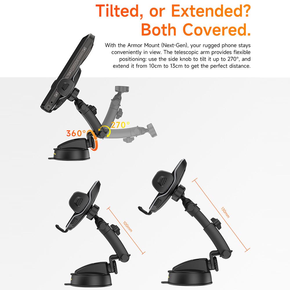 Ulefone UAN16 Armor Mount Car  - огляд і ціна Ulefone Tablet Accessories
